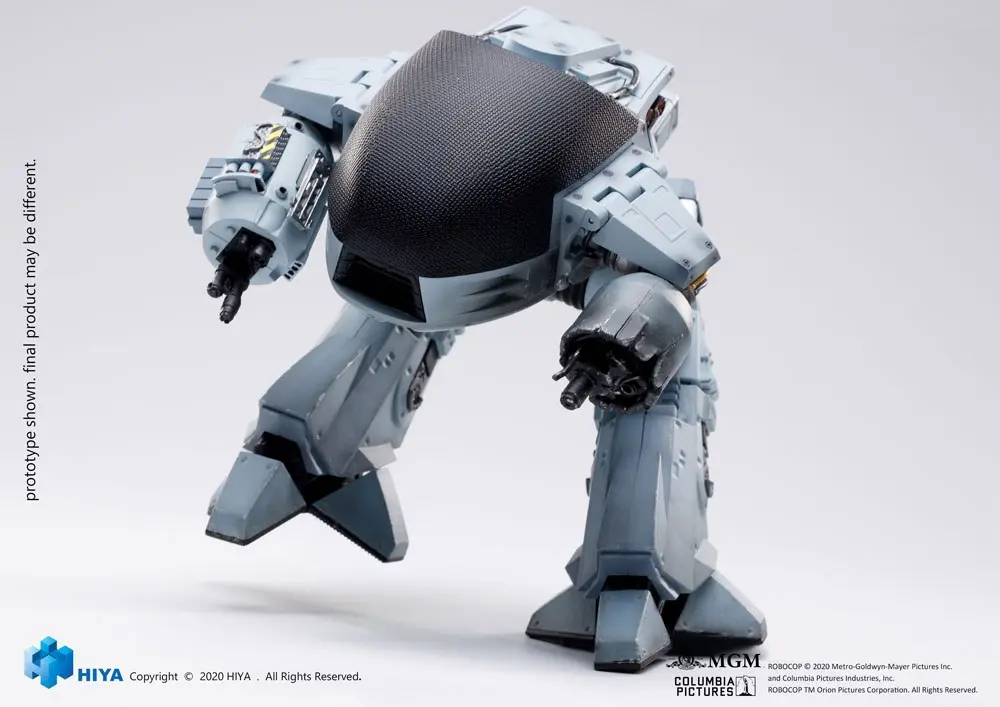 Robocop Exquisite Mini Akčná Figúrka so zvukovými efektmi 1/18 Battle Damaged ED209 15 cm termékfotó