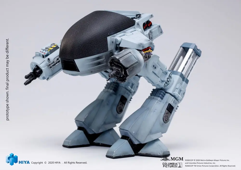 Robocop Exquisite Mini Akčná Figúrka so zvukovými efektmi 1/18 Battle Damaged ED209 15 cm termékfotó