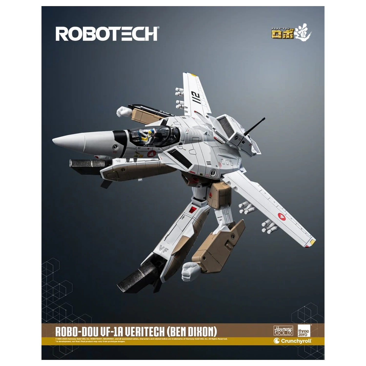 Robotech Akčná figúrka ROBO-DOU VF-1A Veritech (Ben Dixon) 20 cm produktová fotografia