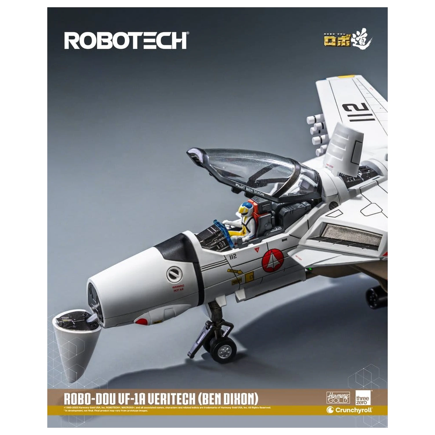 Robotech Akčná figúrka ROBO-DOU VF-1A Veritech (Ben Dixon) 20 cm produktová fotografia