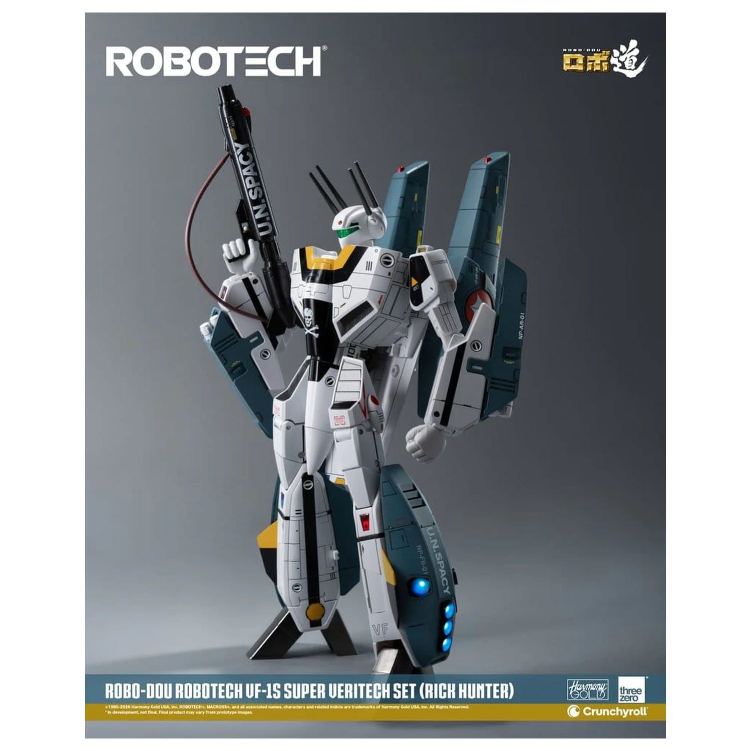 Robotech Robo-Dou akčná figúrka VF-1S Super Veritech Set (Rick Hunter) 20 cm produktová fotografia