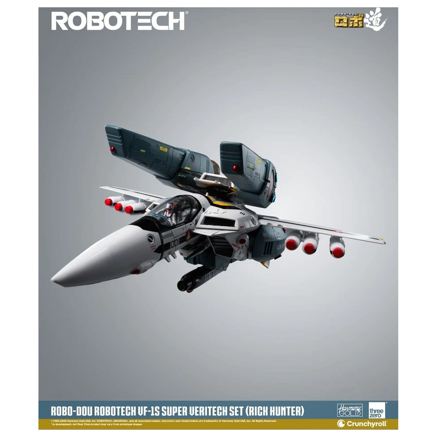 Robotech Robo-Dou akčná figúrka VF-1S Super Veritech Set (Rick Hunter) 20 cm produktová fotografia