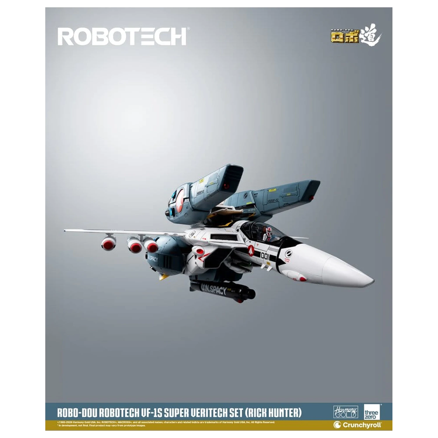 Robotech Robo-Dou akčná figúrka VF-1S Super Veritech Set (Rick Hunter) 20 cm produktová fotografia