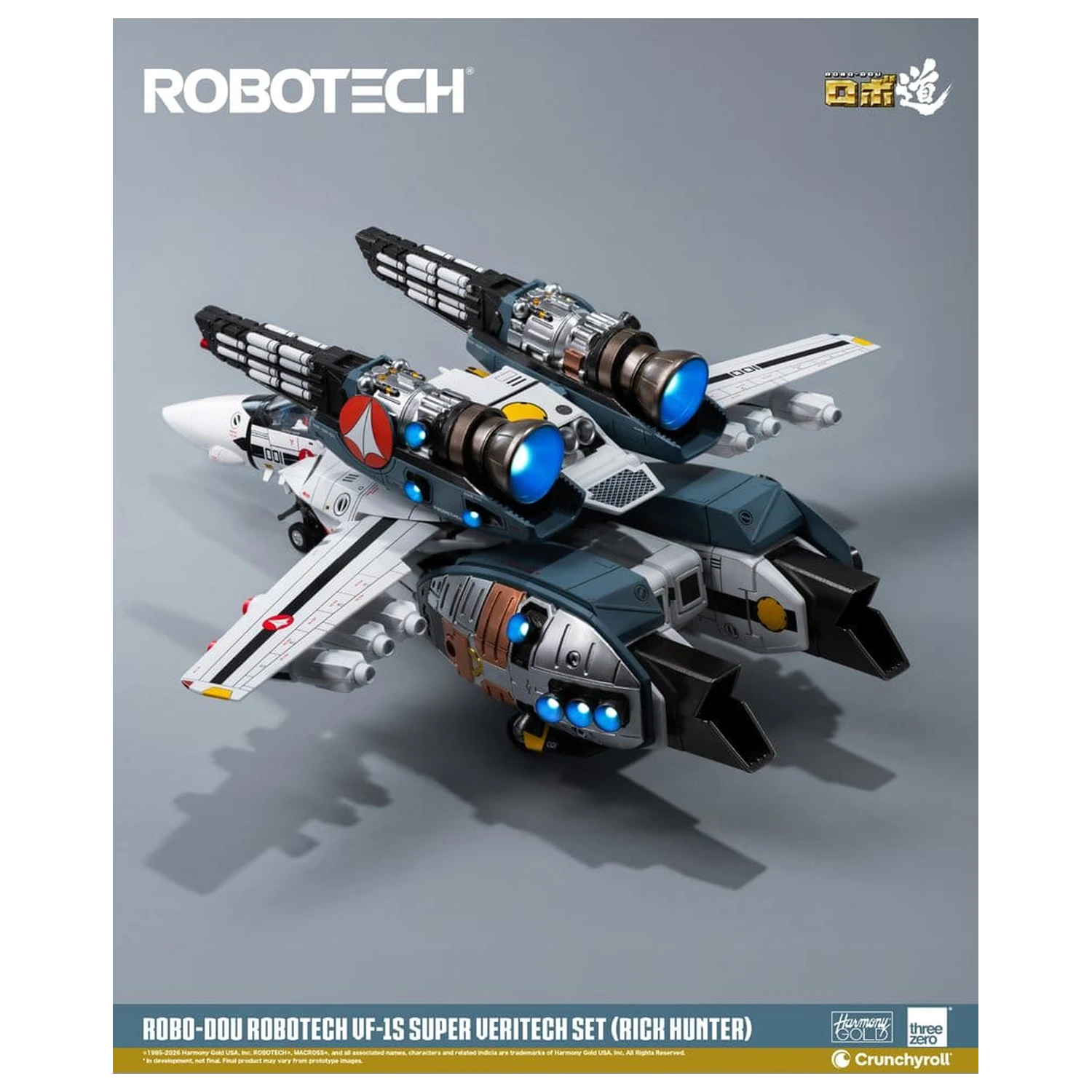 Robotech Robo-Dou akčná figúrka VF-1S Super Veritech Set (Rick Hunter) 20 cm produktová fotografia
