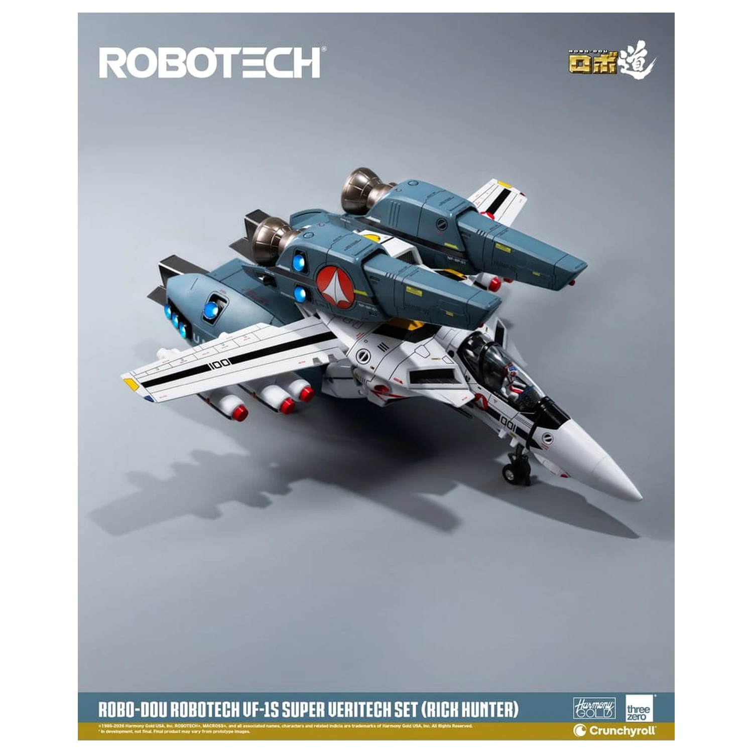 Robotech Robo-Dou akčná figúrka VF-1S Super Veritech Set (Rick Hunter) 20 cm produktová fotografia