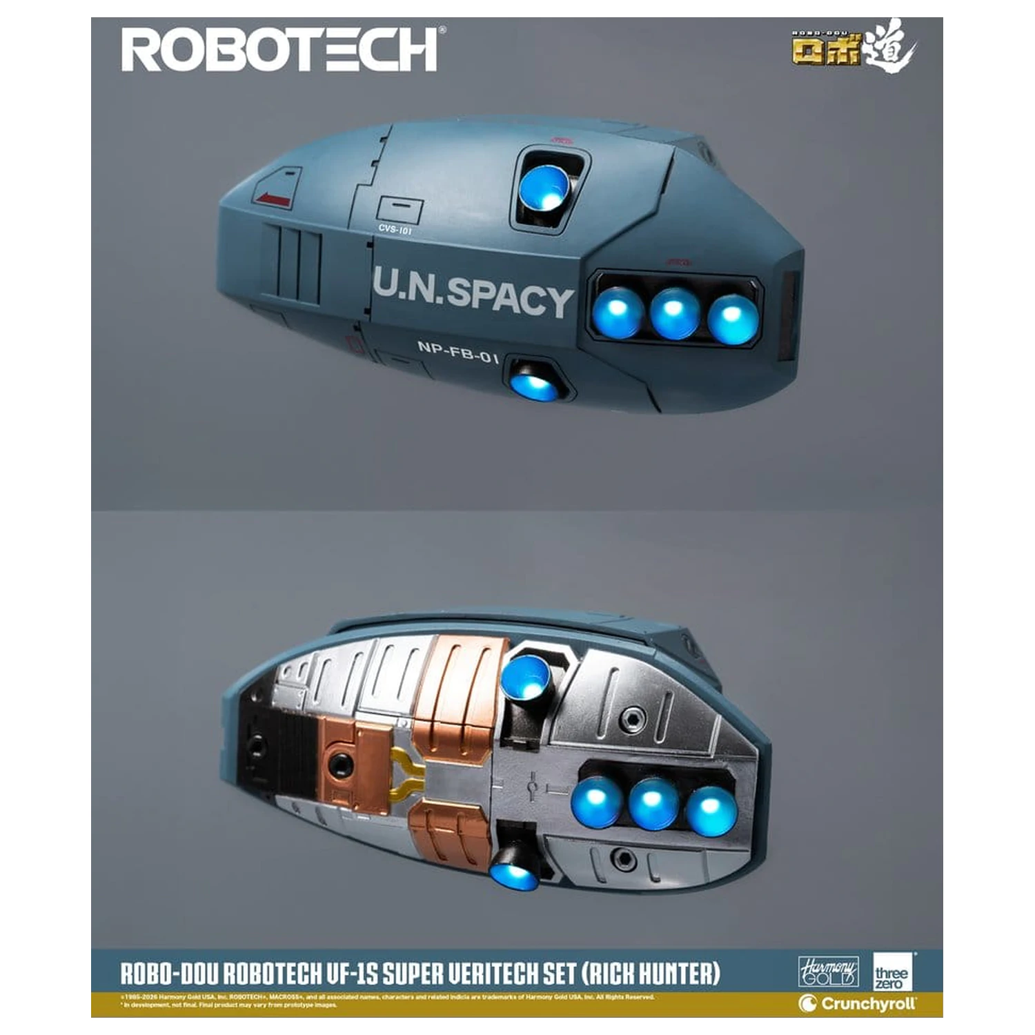 Robotech Robo-Dou akčná figúrka VF-1S Super Veritech Set (Rick Hunter) 20 cm produktová fotografia