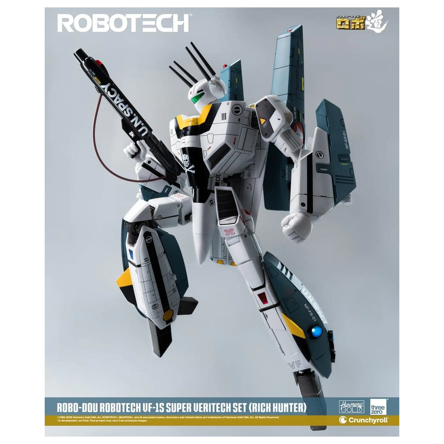 Robotech Robo-Dou akčná figúrka VF-1S Super Veritech Set (Rick Hunter) 20 cm produktová fotografia