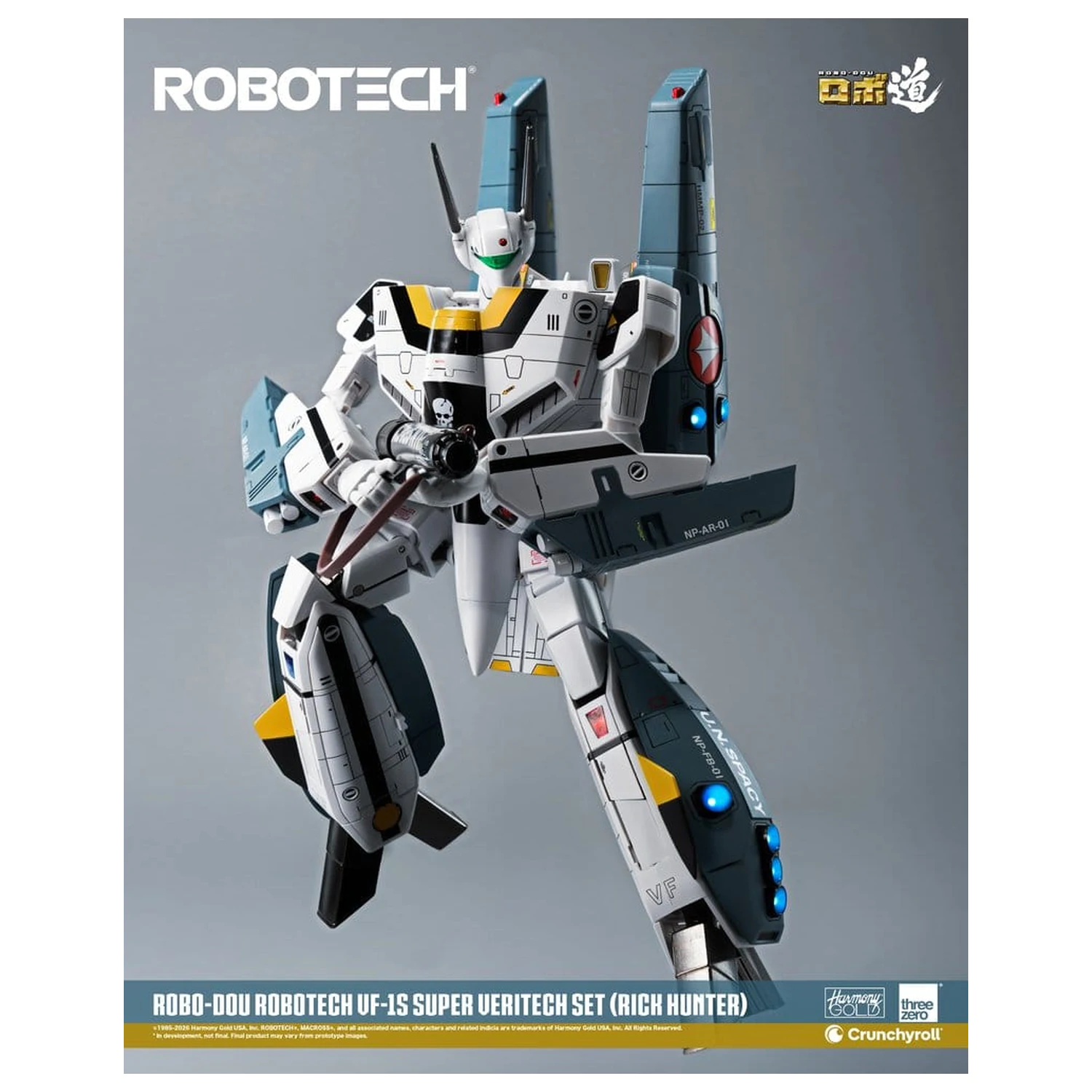 Robotech Robo-Dou akčná figúrka VF-1S Super Veritech Set (Rick Hunter) 20 cm produktová fotografia