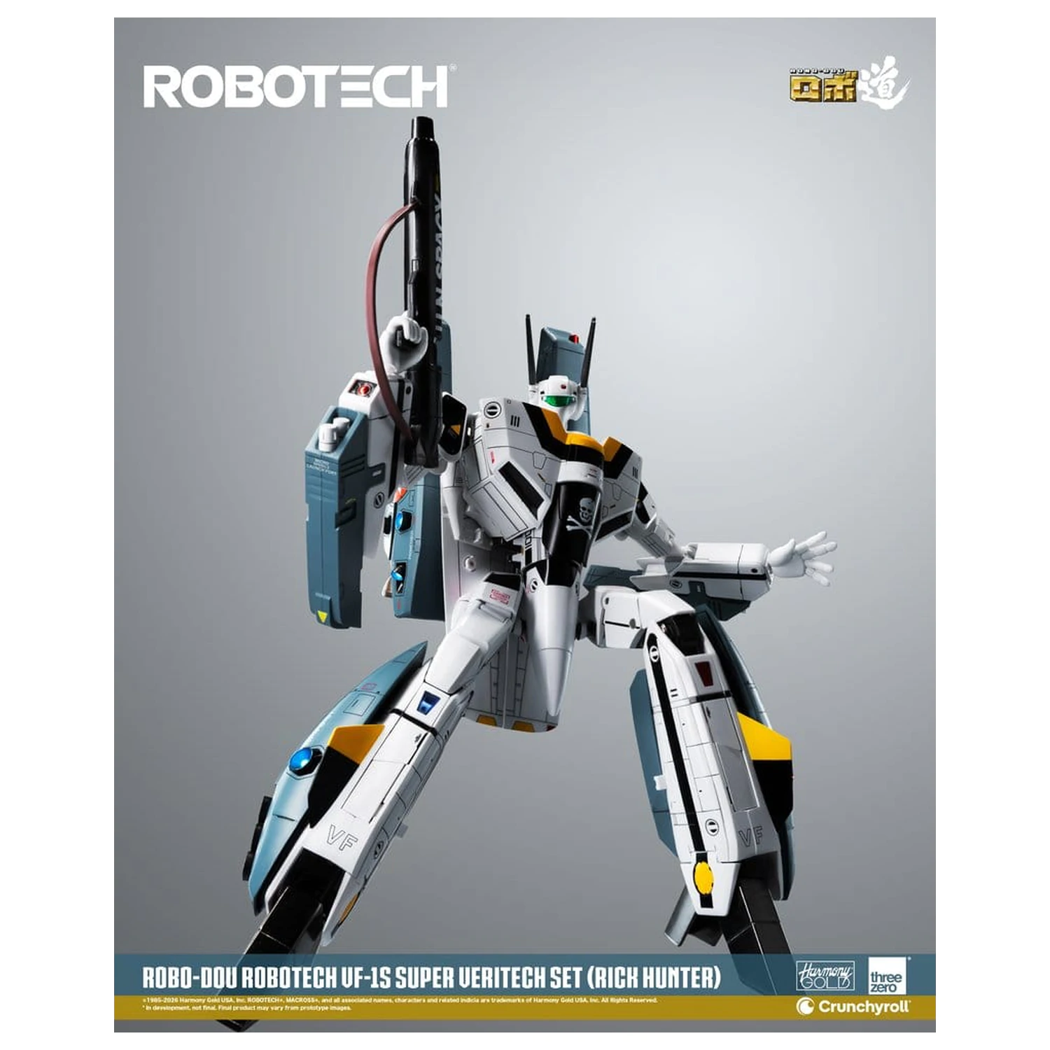 Robotech Robo-Dou akčná figúrka VF-1S Super Veritech Set (Rick Hunter) 20 cm produktová fotografia
