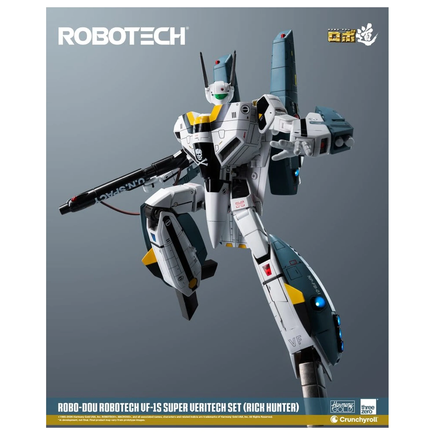 Robotech Robo-Dou akčná figúrka VF-1S Super Veritech Set (Rick Hunter) 20 cm produktová fotografia