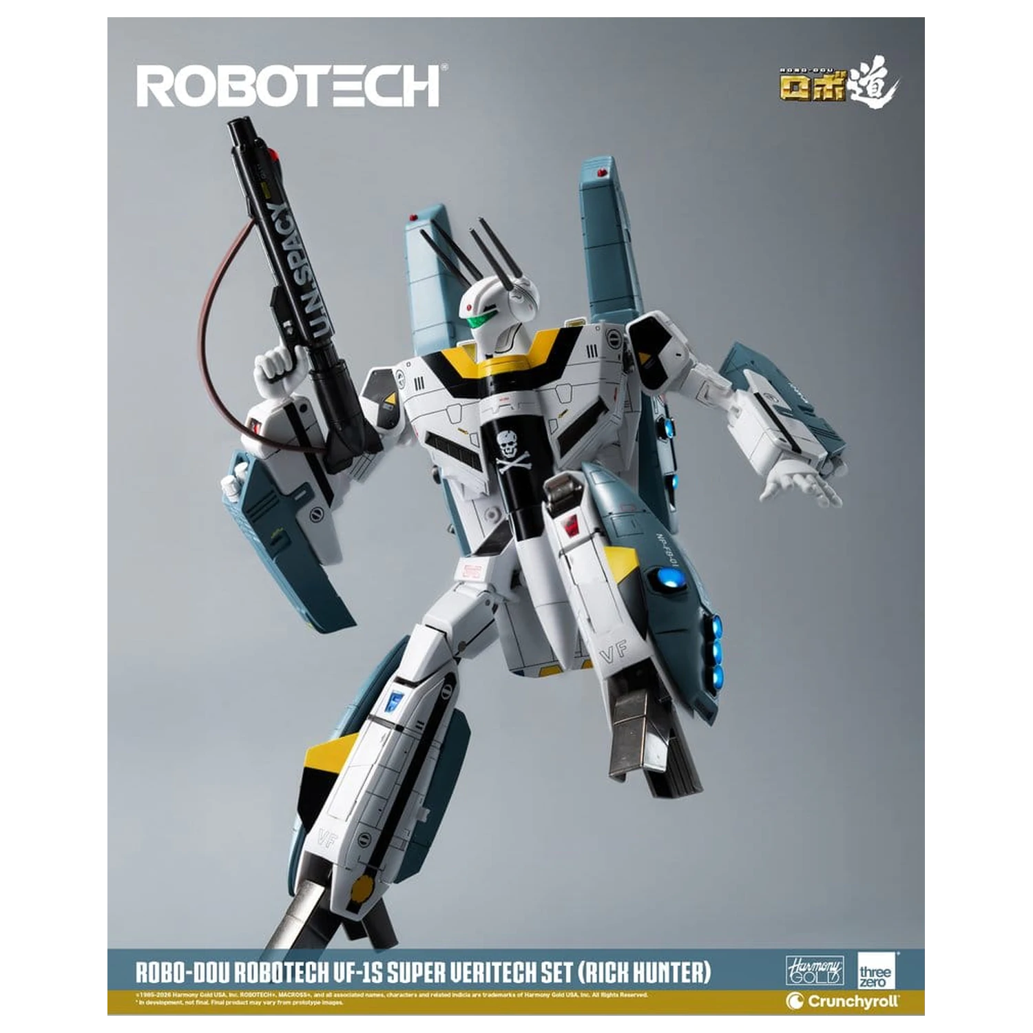 Robotech Robo-Dou akčná figúrka VF-1S Super Veritech Set (Rick Hunter) 20 cm produktová fotografia