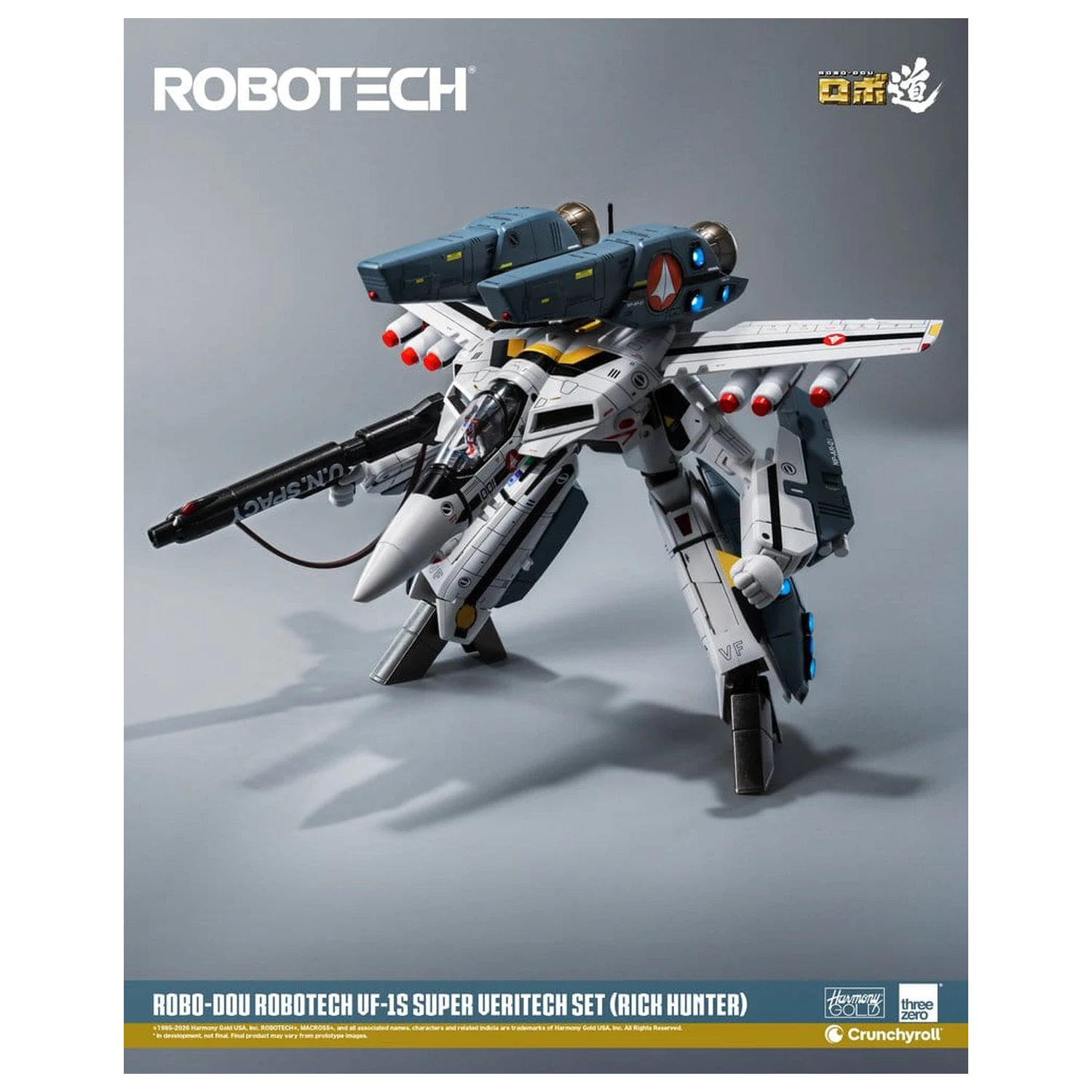 Robotech Robo-Dou akčná figúrka VF-1S Super Veritech Set (Rick Hunter) 20 cm produktová fotografia
