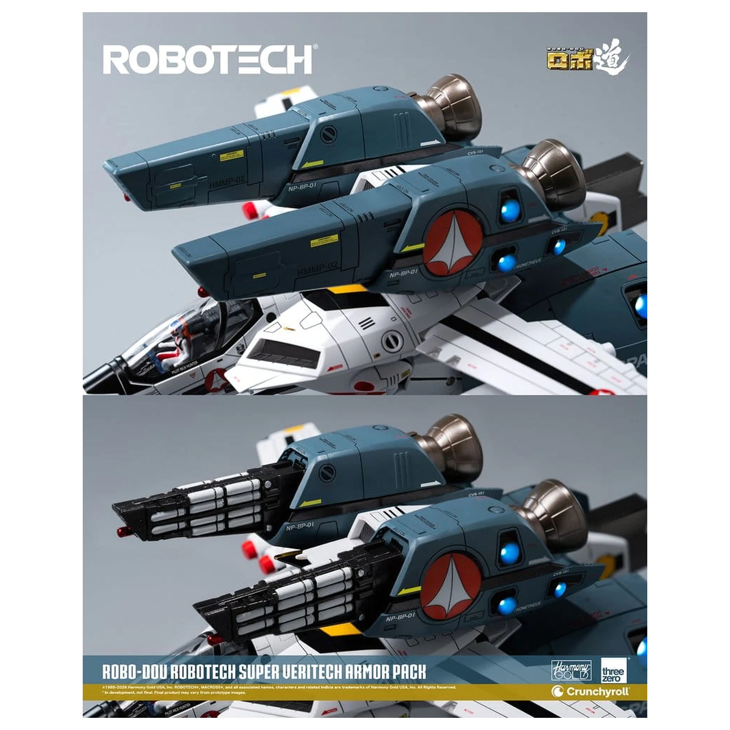 Robotech Robo-Dou Súprava príslušenstva Super Veritech Armor Pack produktová fotografia