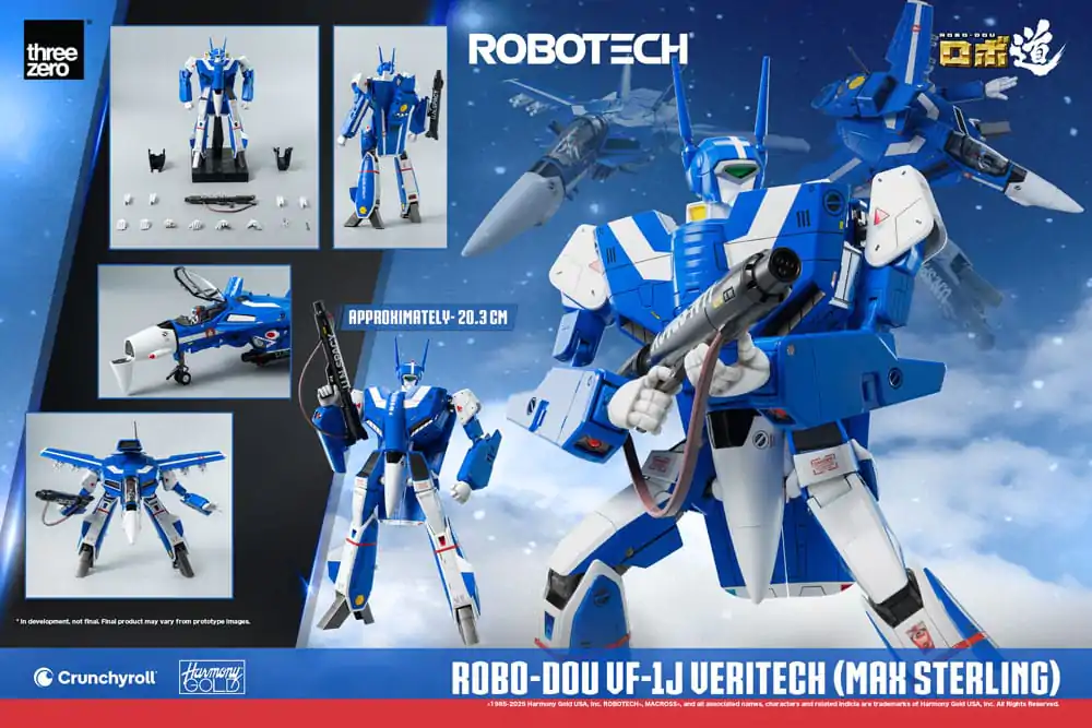 Akčná figúrka Robotech ROBO-DOU VF-1J Veritech (Max Sterling) 20 cm produktová fotografia