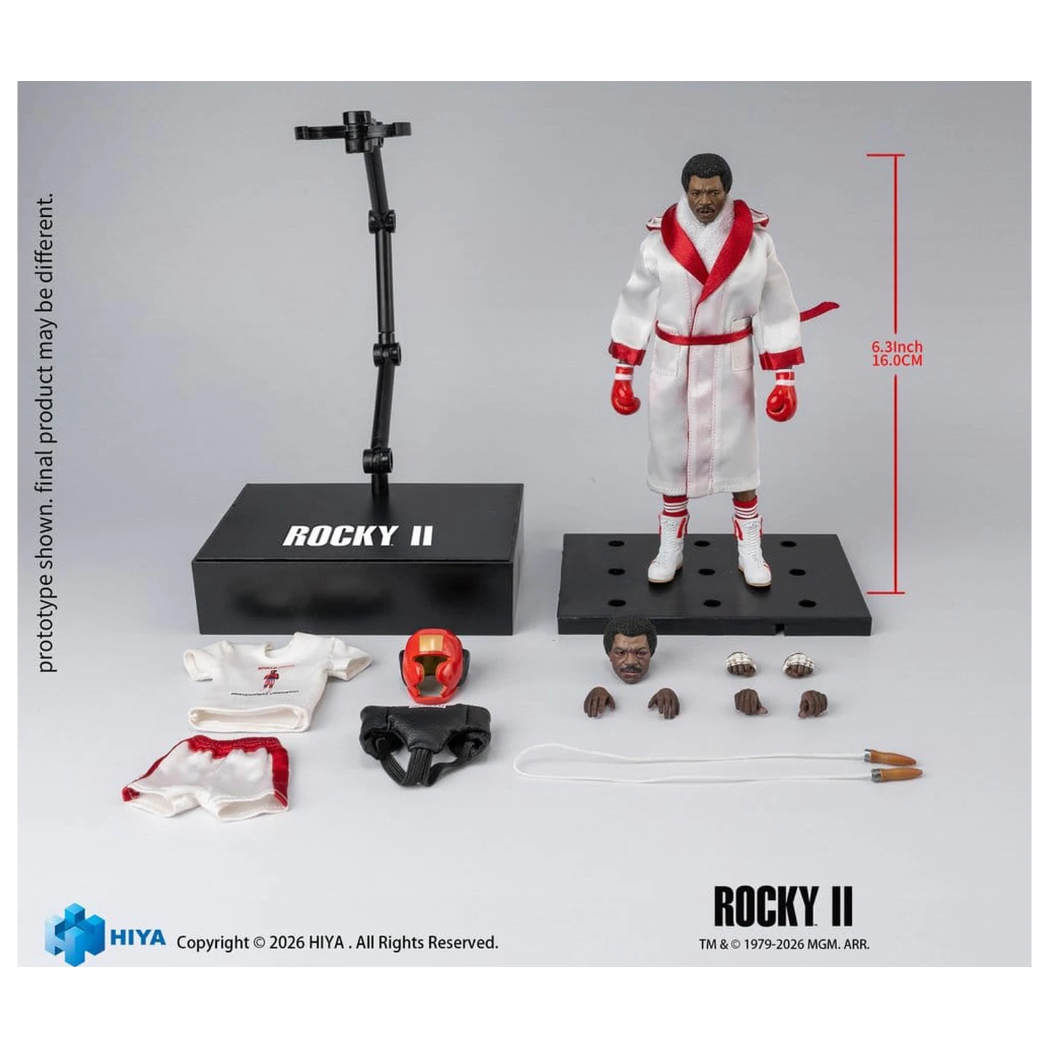 Rocky II Exquisite Super akčná figúrka 1/12 Apollo 16 cm produktová fotografia