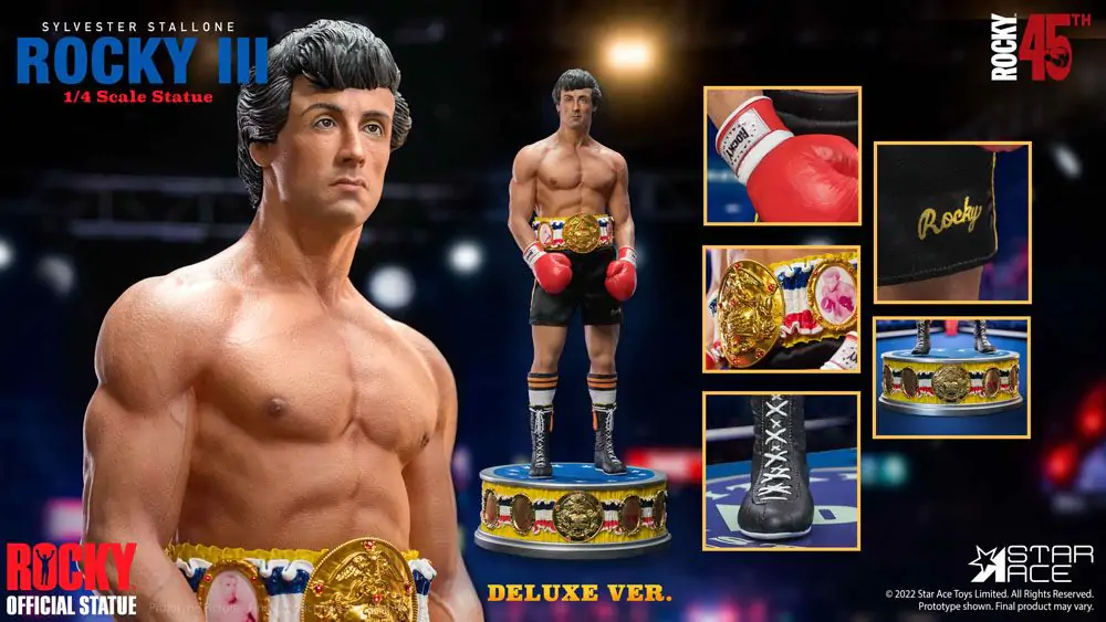 Socha Rocky III 1/4 Rocky Balboa Deluxe Ver. 46 cm produktová fotografia