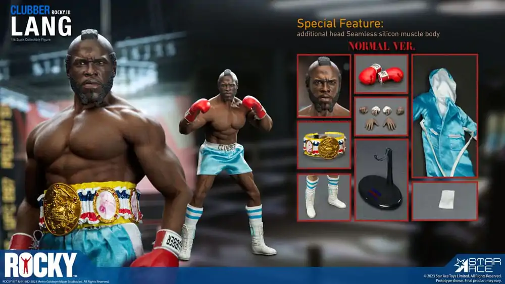 Rocky III Socha 1/6 Clubber Lang Normal Version 30 cm produktová fotografia