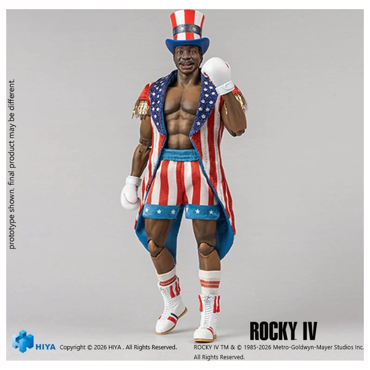Rocky IV Exquisite Super Series Action Figure 1/12 Apollo 16 cm produktová fotografia