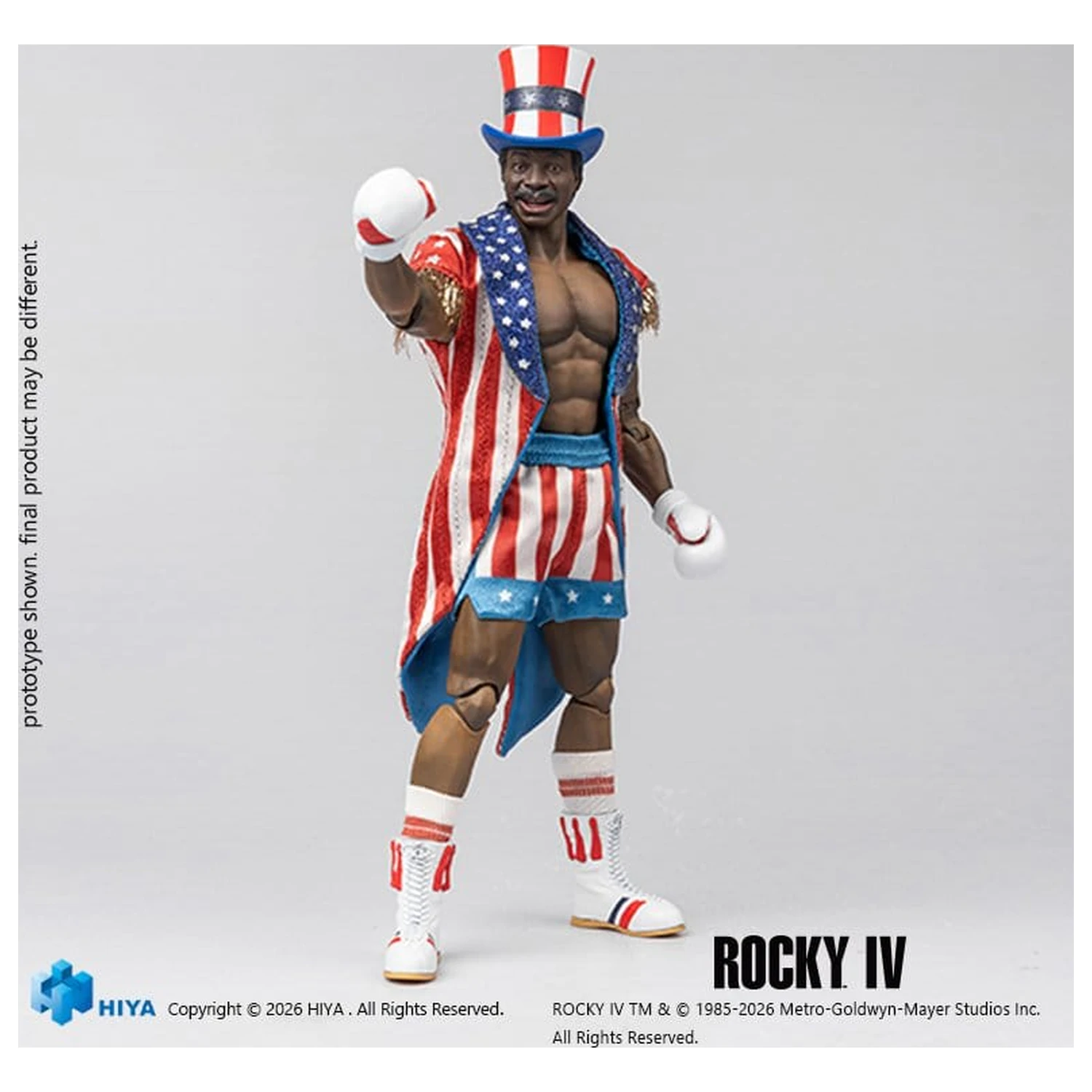 Rocky IV Exquisite Super Series Action Figure 1/12 Apollo 16 cm produktová fotografia