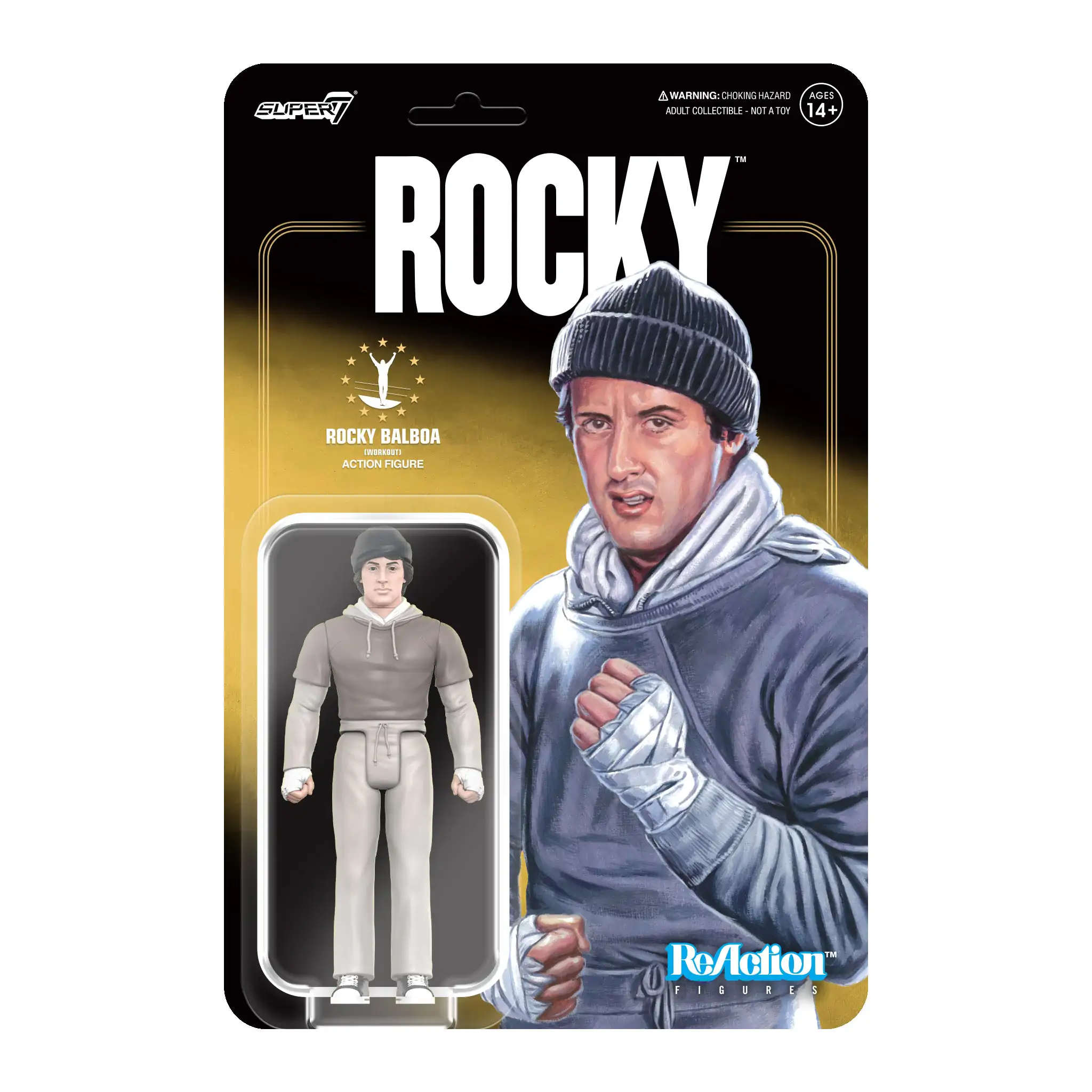 Rocky ReAction Action Figurka Rocky Balbloa Workout 10 cm termékfotó