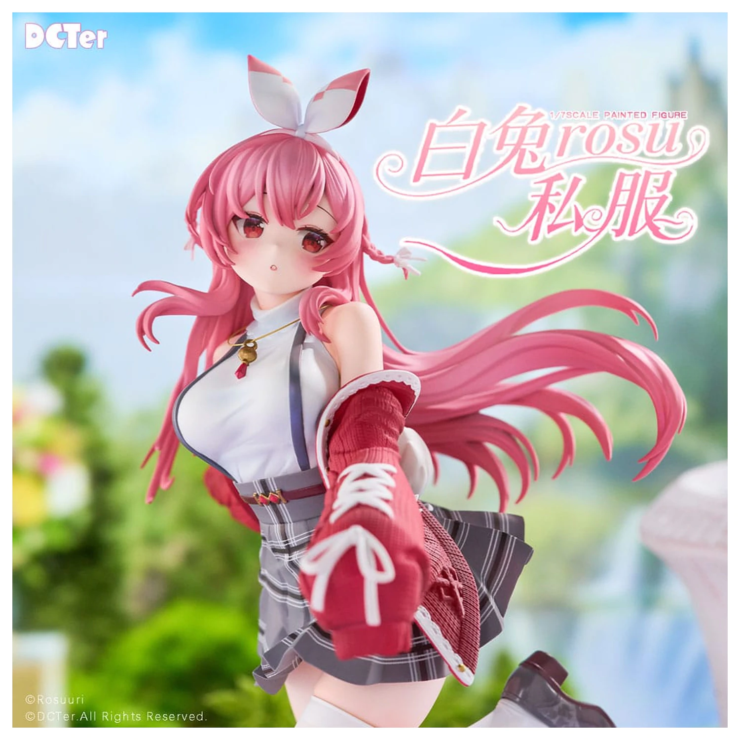 Rosuuri Original Character PVC socha 1/7 White Rabbit Rosu Casual Clothes Ver. 25 cm produktová fotografia