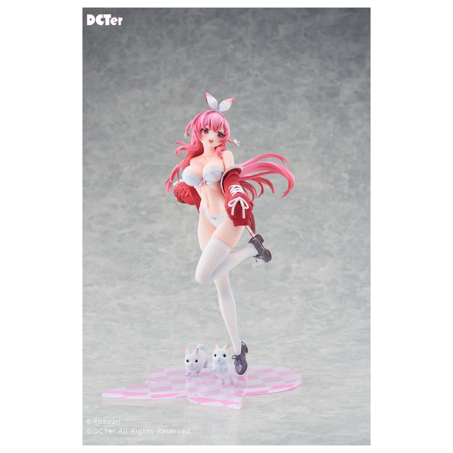 Rosuuri Original Character PVC Socha 1/7 White Rabbit Rosu Swimsuit Ver. 25 cm produktová fotografia