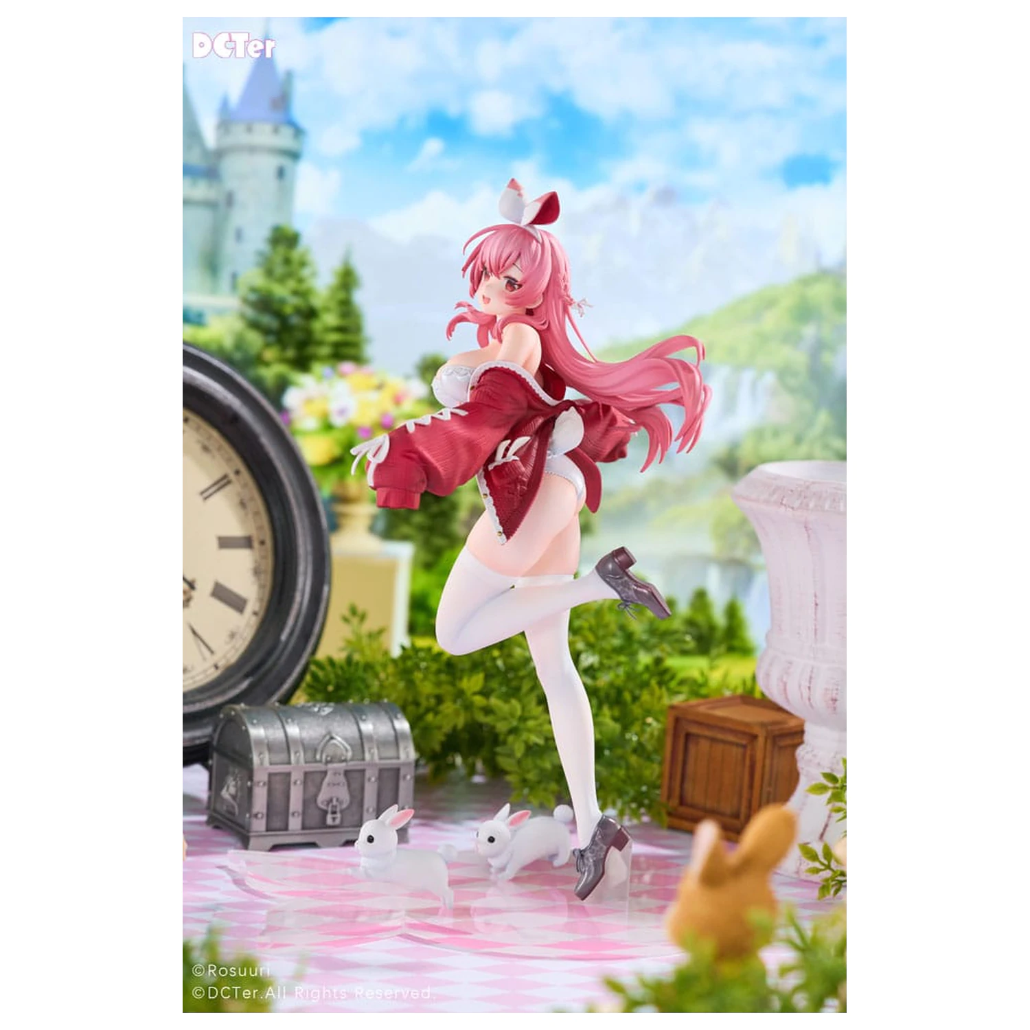 Rosuuri Original Character PVC Socha 1/7 White Rabbit Rosu Swimsuit Ver. 25 cm produktová fotografia