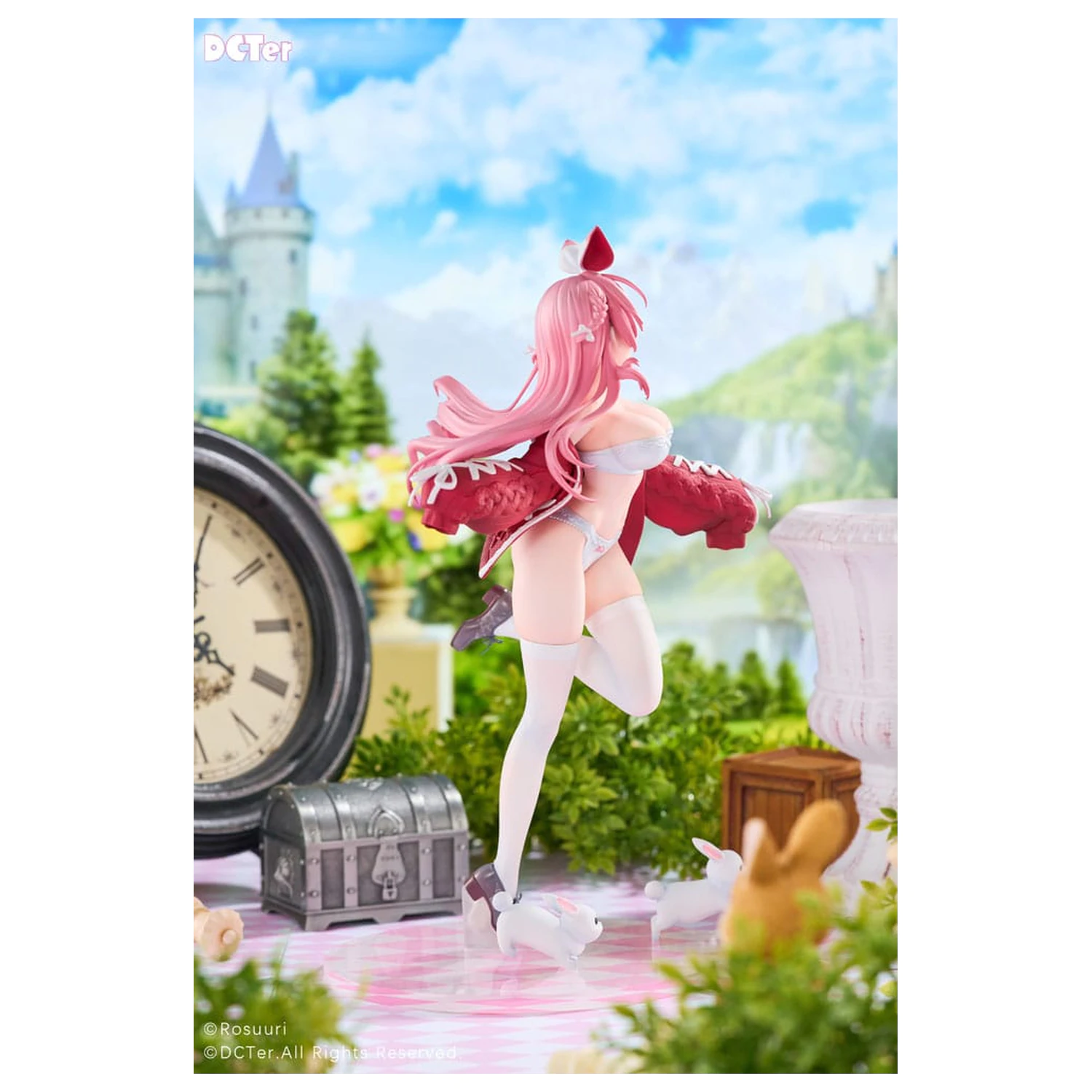 Rosuuri Original Character PVC Socha 1/7 White Rabbit Rosu Swimsuit Ver. 25 cm produktová fotografia