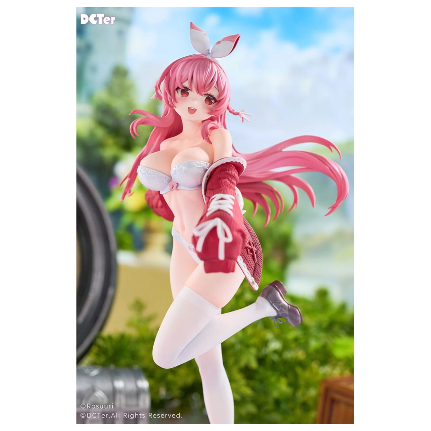 Rosuuri Original Character PVC Socha 1/7 White Rabbit Rosu Swimsuit Ver. 25 cm produktová fotografia
