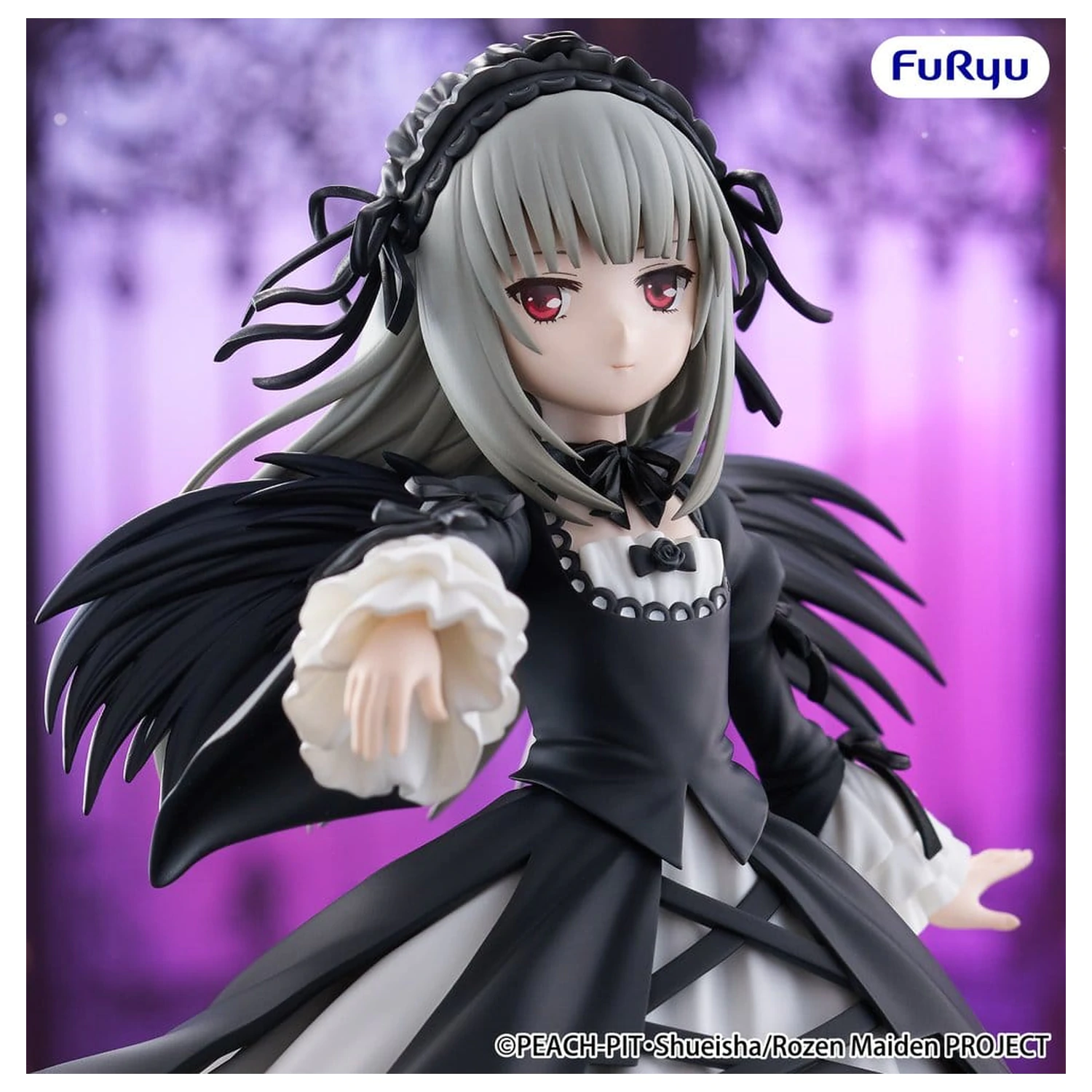 Rozen Maiden Trio-Try-iT PVC socha Suigintou 18 cm produktová fotografia