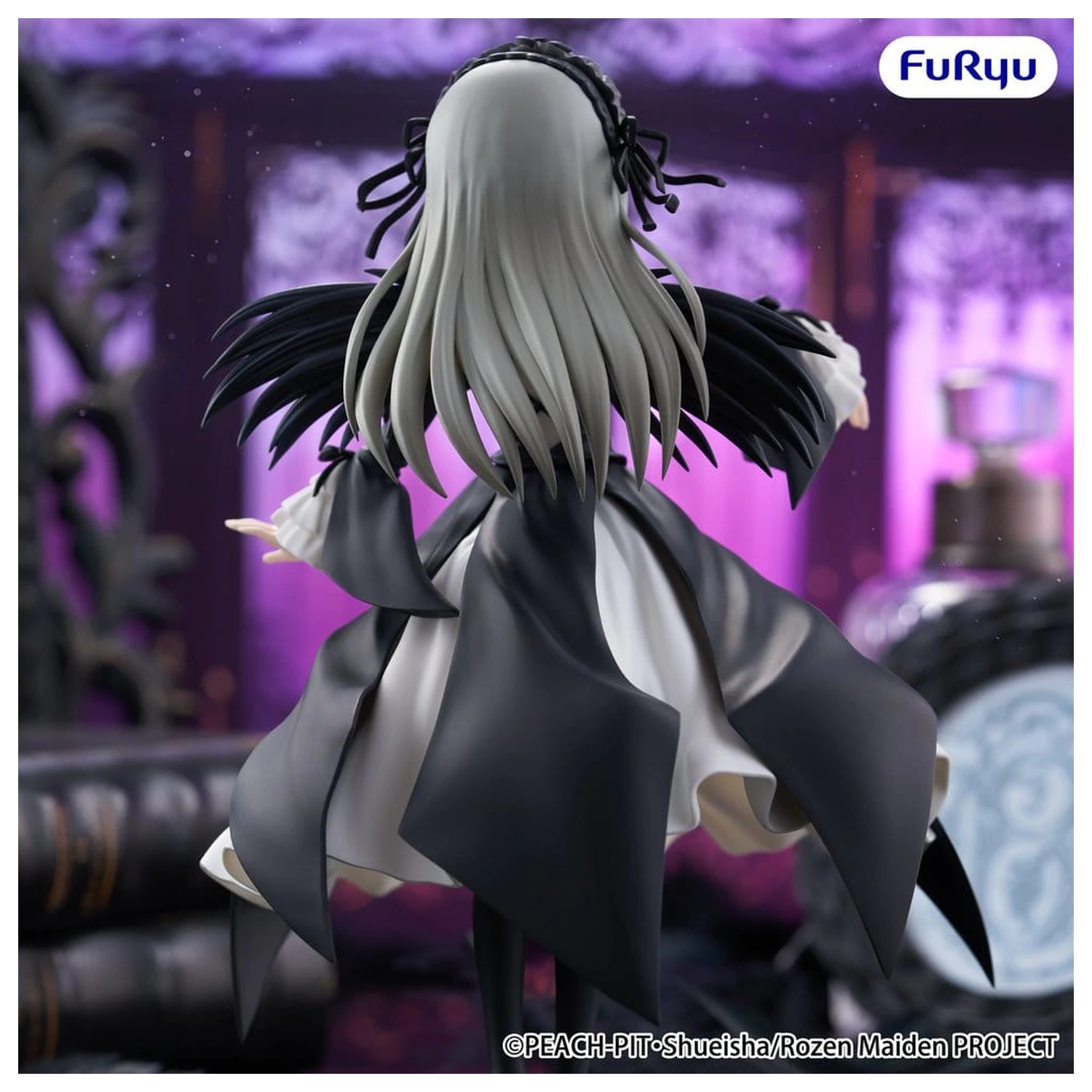 Rozen Maiden Trio-Try-iT PVC socha Suigintou 18 cm produktová fotografia