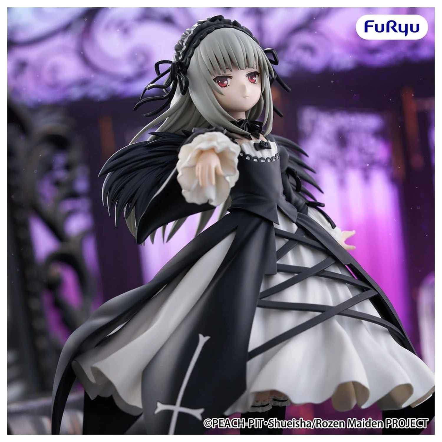 Rozen Maiden Trio-Try-iT PVC socha Suigintou 18 cm produktová fotografia