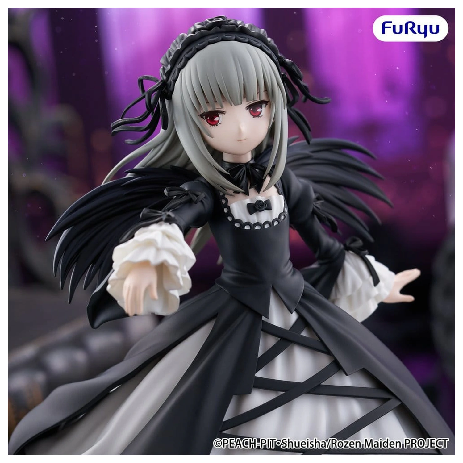 Rozen Maiden Trio-Try-iT PVC socha Suigintou 18 cm produktová fotografia