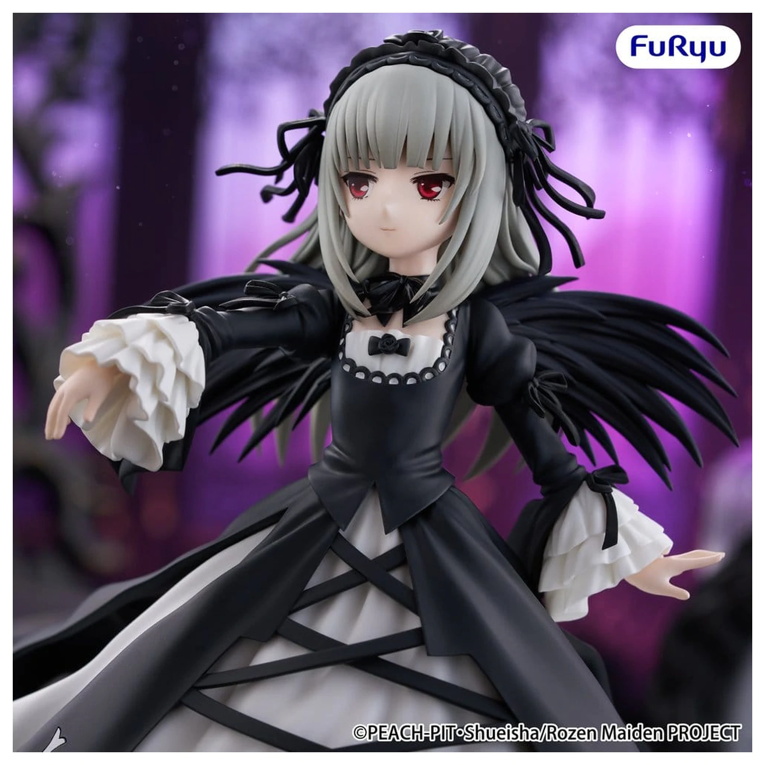 Rozen Maiden Trio-Try-iT PVC socha Suigintou 18 cm produktová fotografia