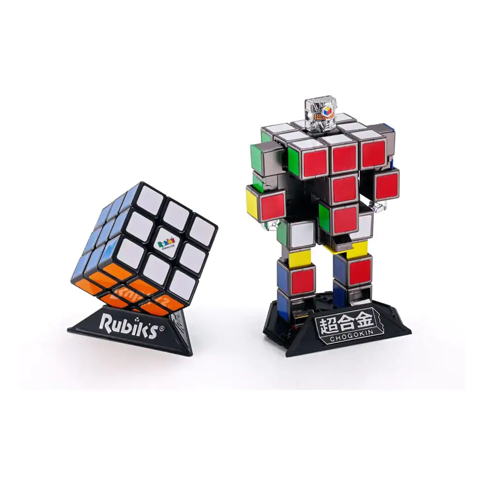 Rubik´s Cube Soul of Chogokin Diecast Akčná Figúrka Rubik´s Cube Robo 15 cm termékfotó