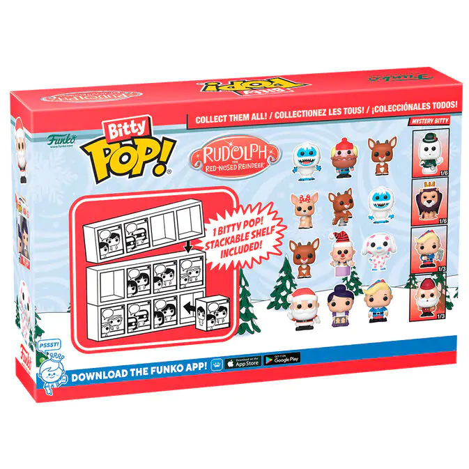 Rudolph Red Nosed Reindeer Bitty Funko POP! vinylová figúrka 4-balenie Rudolph Bumble produktová fotografia