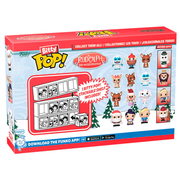 Rudolph Red Nosed Reindeer Bitty Funko POP! Vinylová figúrka 4-balenie Rudolph Clarice produktová fotografia