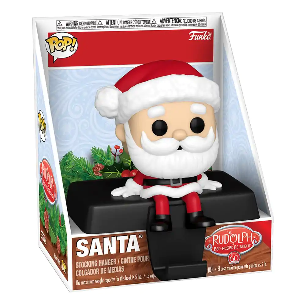 Funko POP! Rudolph the Red-Nosed Reindeer Edge-Sitter Figure Santa Claus 9 cm termékfotó