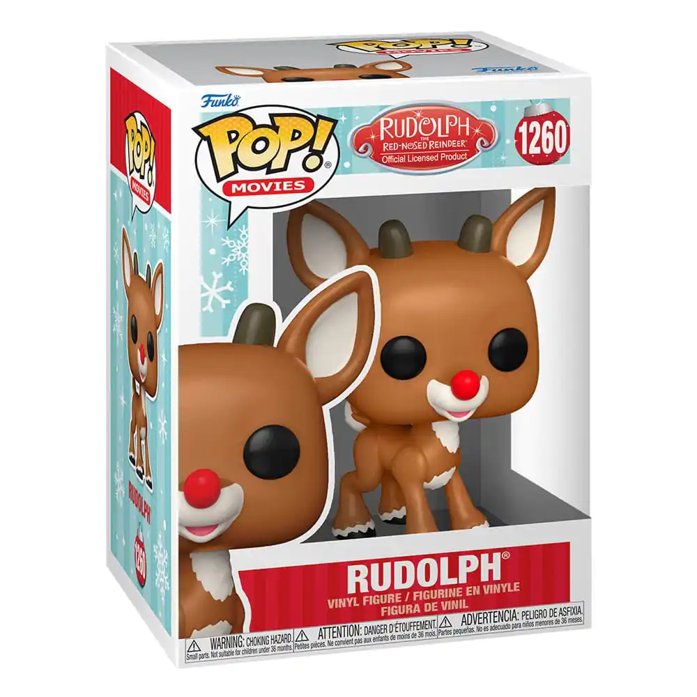 Rudolph the Red-Nosed Reindeer POP! Movies Vinyl Figúrka Rudolph 9 cm termékfotó