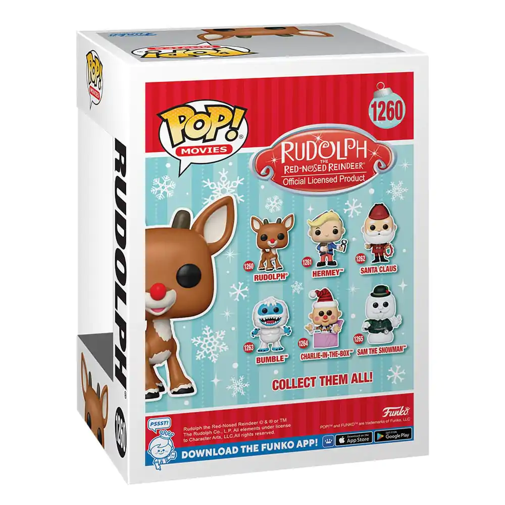 Rudolph the Red-Nosed Reindeer POP! Movies Vinyl Figúrka Rudolph 9 cm termékfotó