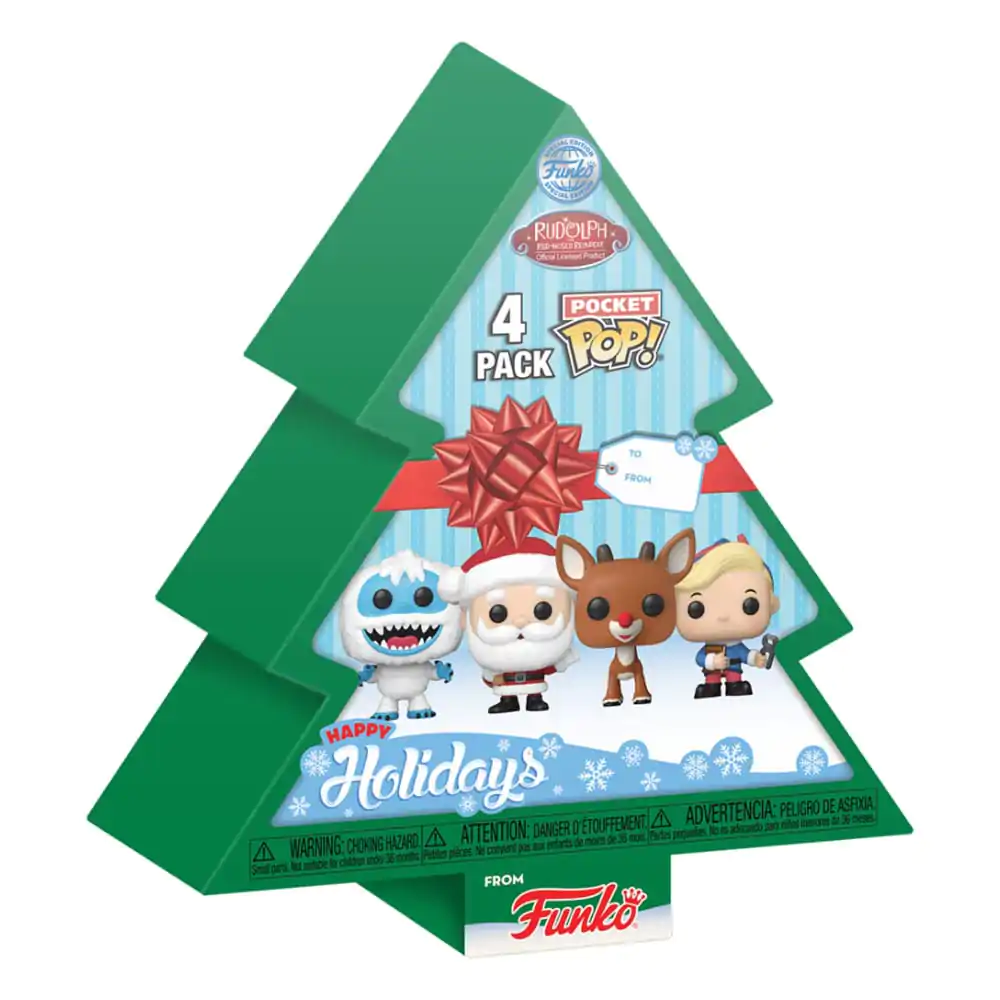Rudolph the Red-Nosed Reindeer Pocket POP! Vinylová figúrka 4-Pack Tree Holiday 4 cm produktová fotografia