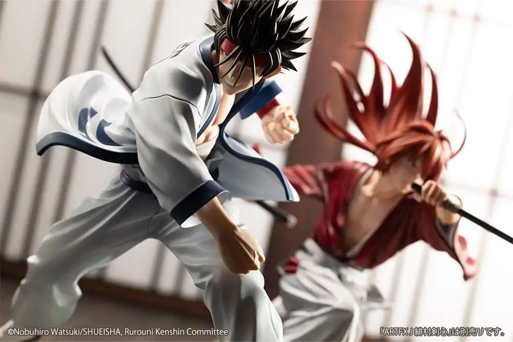 Rurouni Kenshin ARTFXJ soška 1/8 Sanosuke Sagara 18 cm termékfotó