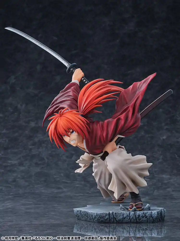 Rurouni Kenshin: Meiji Kenkaku Romantan Kyoto Douran PVC Socha 1/6 Kenshin Himura Dragon Flight of Heaven Ver. 26 cm produktová fotografia