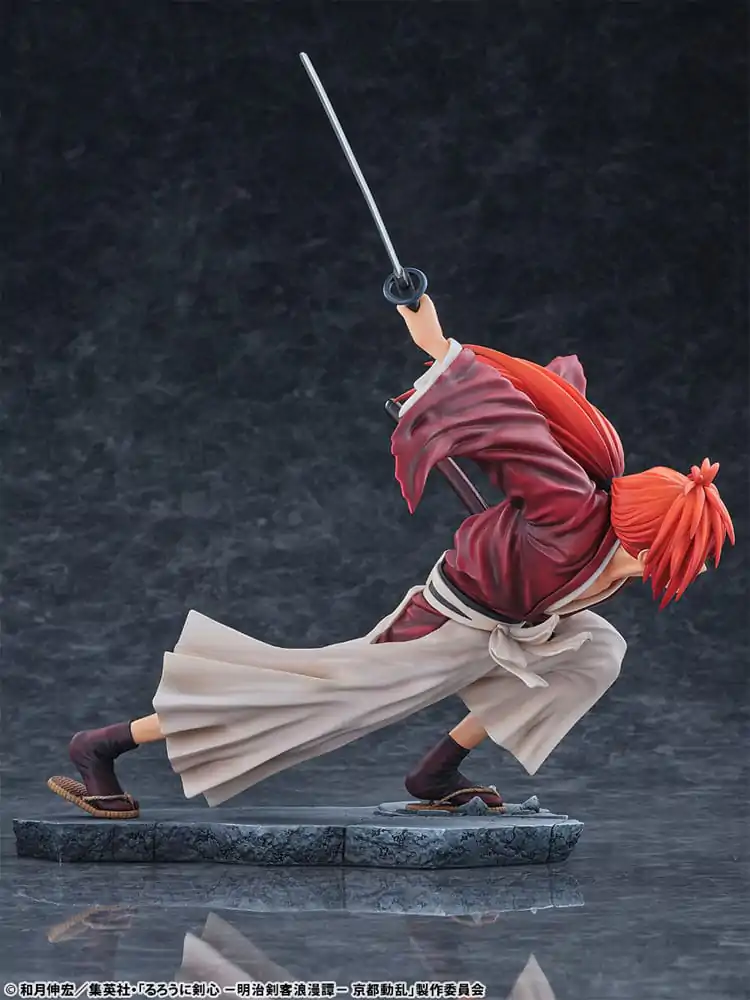 Rurouni Kenshin: Meiji Kenkaku Romantan Kyoto Douran PVC Socha 1/6 Kenshin Himura Dragon Flight of Heaven Ver. 26 cm produktová fotografia