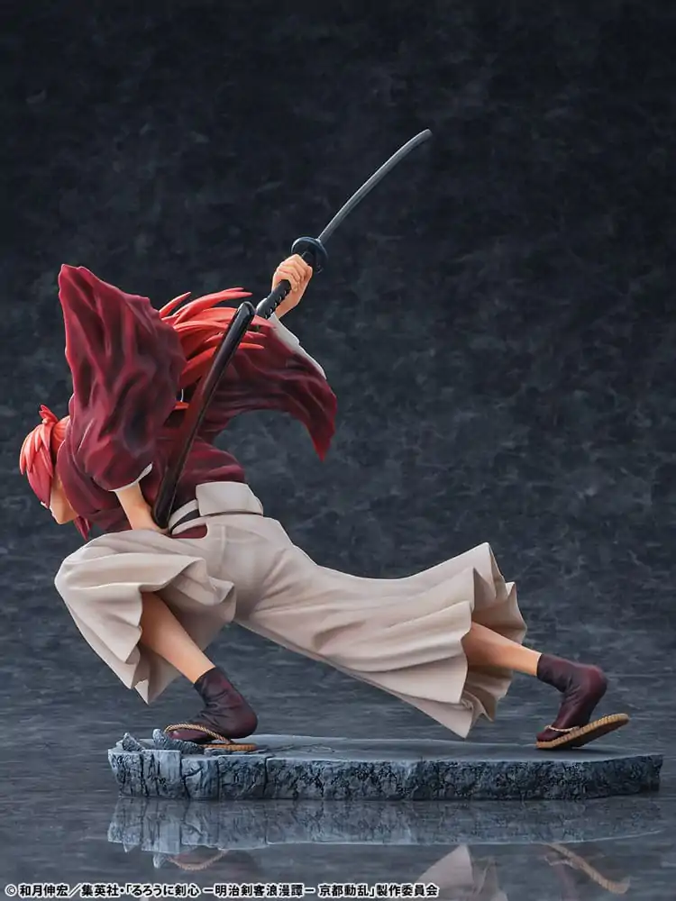 Rurouni Kenshin: Meiji Kenkaku Romantan Kyoto Douran PVC Socha 1/6 Kenshin Himura Dragon Flight of Heaven Ver. 26 cm produktová fotografia