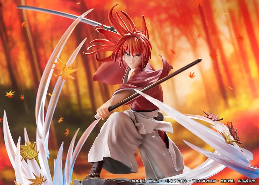 Rurouni Kenshin: Meiji Kenkaku Romantan Kyoto Douran PVC soška 1/7 Kenshin Himura Souryusen Ver. 27 cm termékfotó