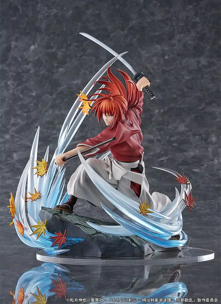 Rurouni Kenshin: Meiji Kenkaku Romantan Kyoto Douran PVC soška 1/7 Kenshin Himura Souryusen Ver. 27 cm termékfotó