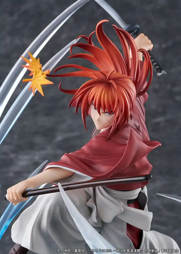 Rurouni Kenshin: Meiji Kenkaku Romantan Kyoto Douran PVC soška 1/7 Kenshin Himura Souryusen Ver. 27 cm termékfotó