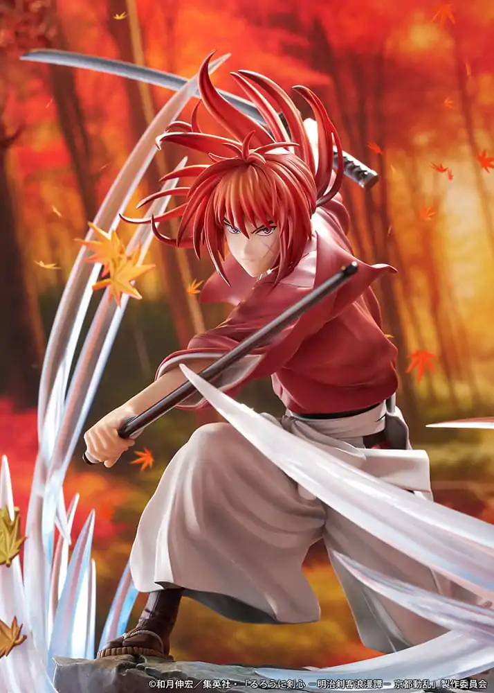 Rurouni Kenshin: Meiji Kenkaku Romantan Kyoto Douran PVC soška 1/7 Kenshin Himura Souryusen Ver. 27 cm termékfotó