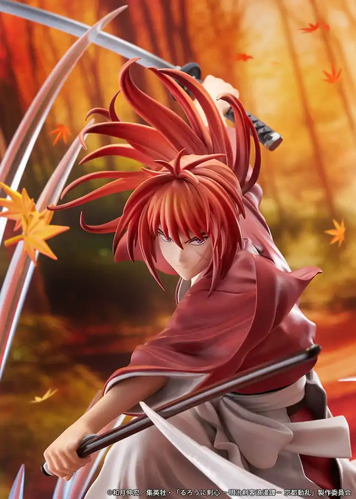 Rurouni Kenshin: Meiji Kenkaku Romantan Kyoto Douran PVC soška 1/7 Kenshin Himura Souryusen Ver. 27 cm termékfotó